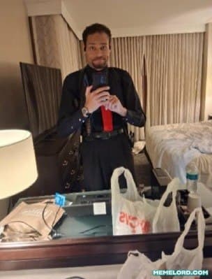 Cole Allen selfie before attempted … meme template