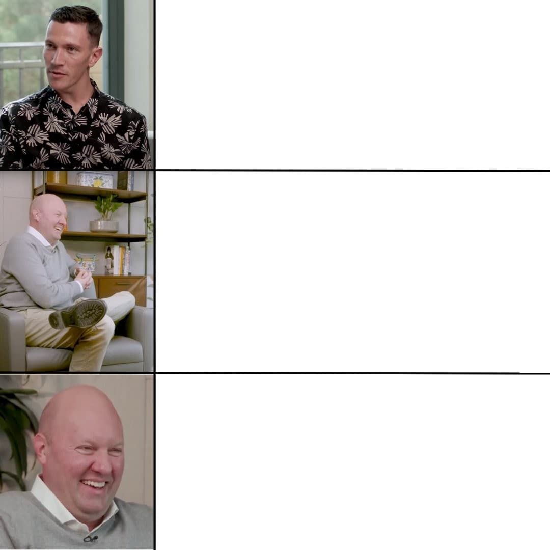 David Perell Marc Andreessen meme template