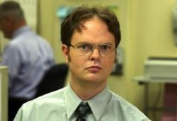 Dwight Schrute False Meme Template