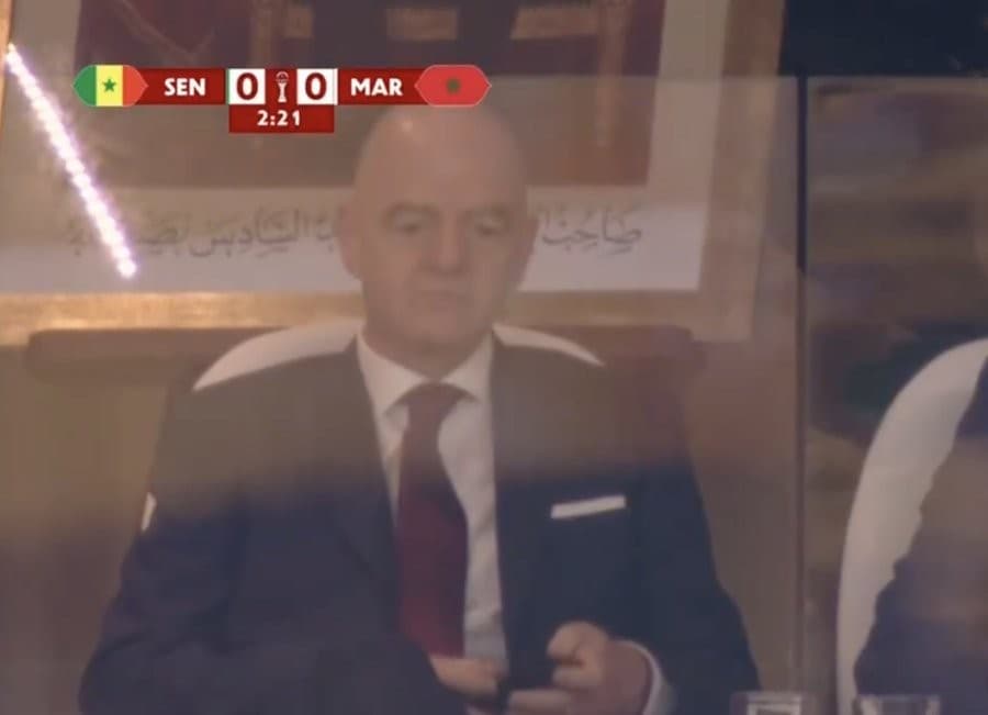Gianni Infantino at the AFCON 2025 final