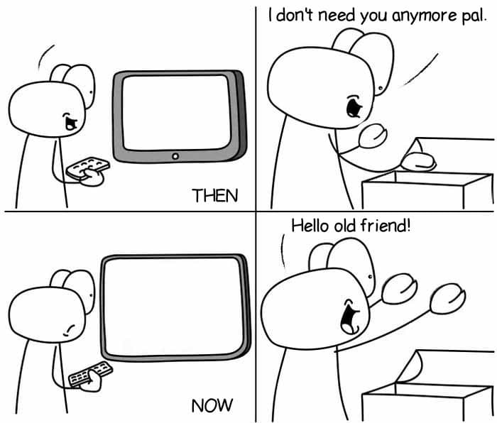 Hello Old Friend meme template