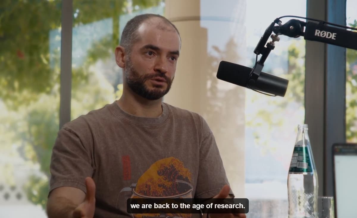 Ilya Sutskever "we are back to the age of research"