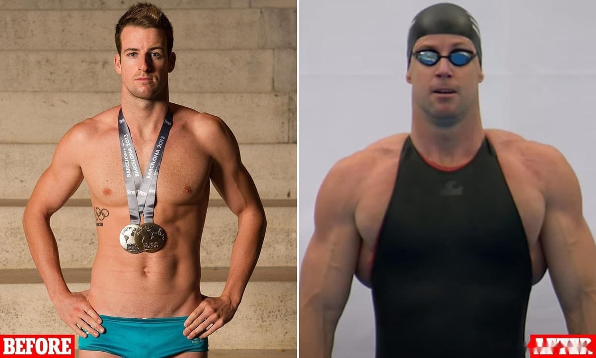 James Magnussen Before vs. After (Enhanced Games)