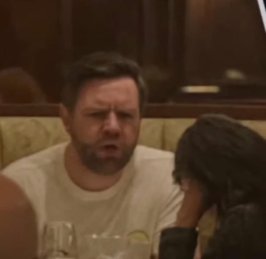 JD Vance yelling at Usha in restaurant