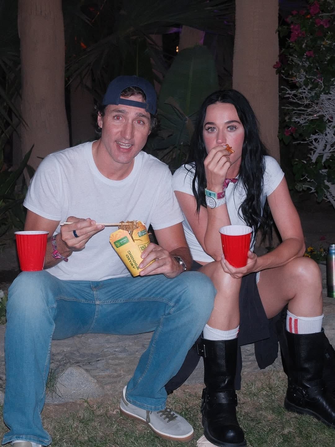 Justin Trudeau and Katy Perry at Coachella