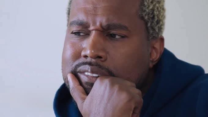 Kanye West deep thought