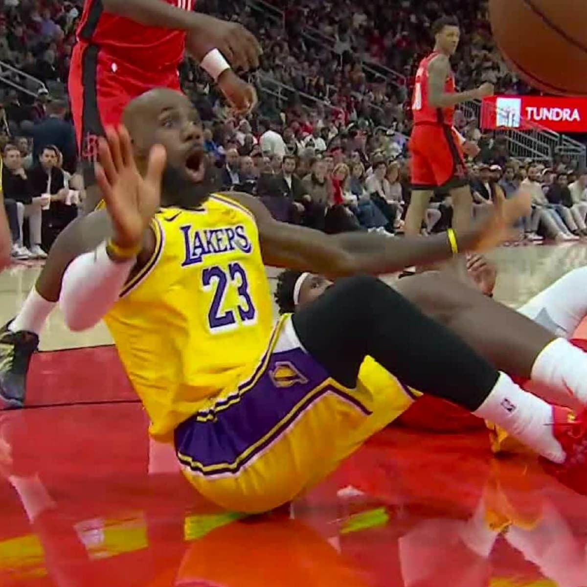 Lebron James tantrum - NBA