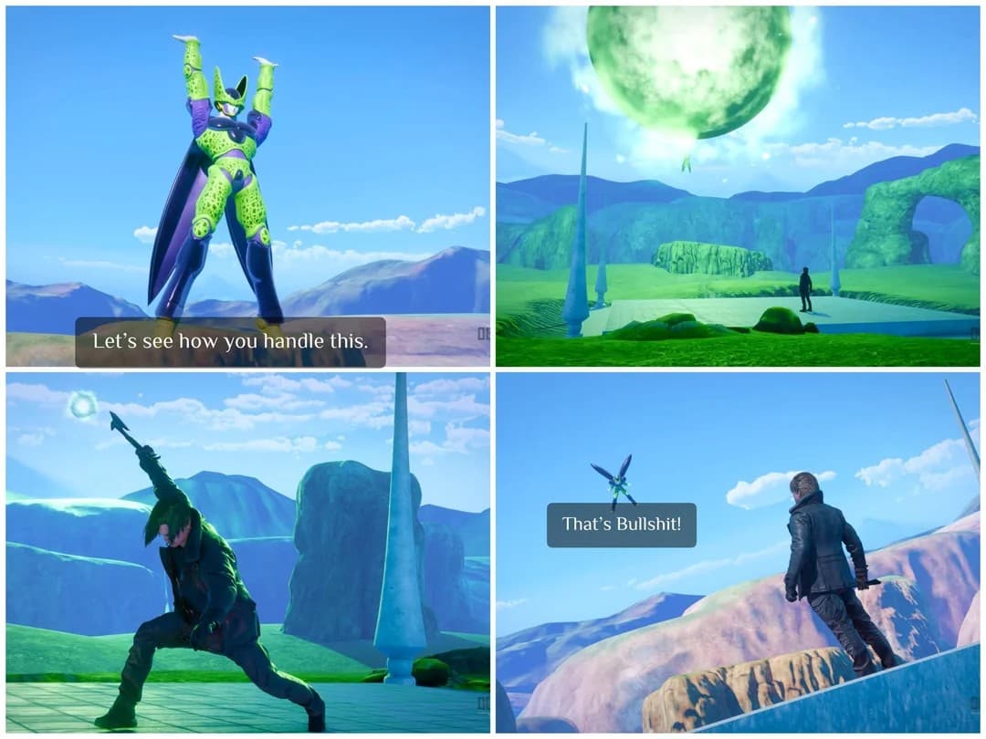 Leon Kennedy vs Perfect Cell by Devilartimis - "RE9:Requiem" meme template