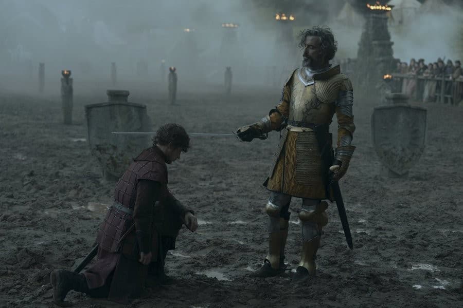 Raymun Fossoway knighted by Lyonel Baratheon / Any X can make a X - 'A Knight of the Seven Kingdoms' meme template