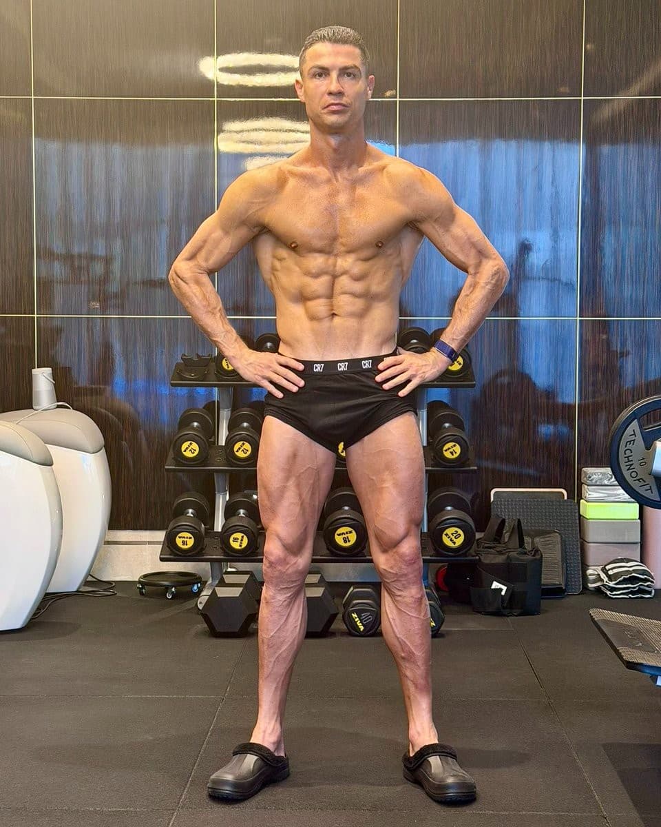 Ronaldo after sauna