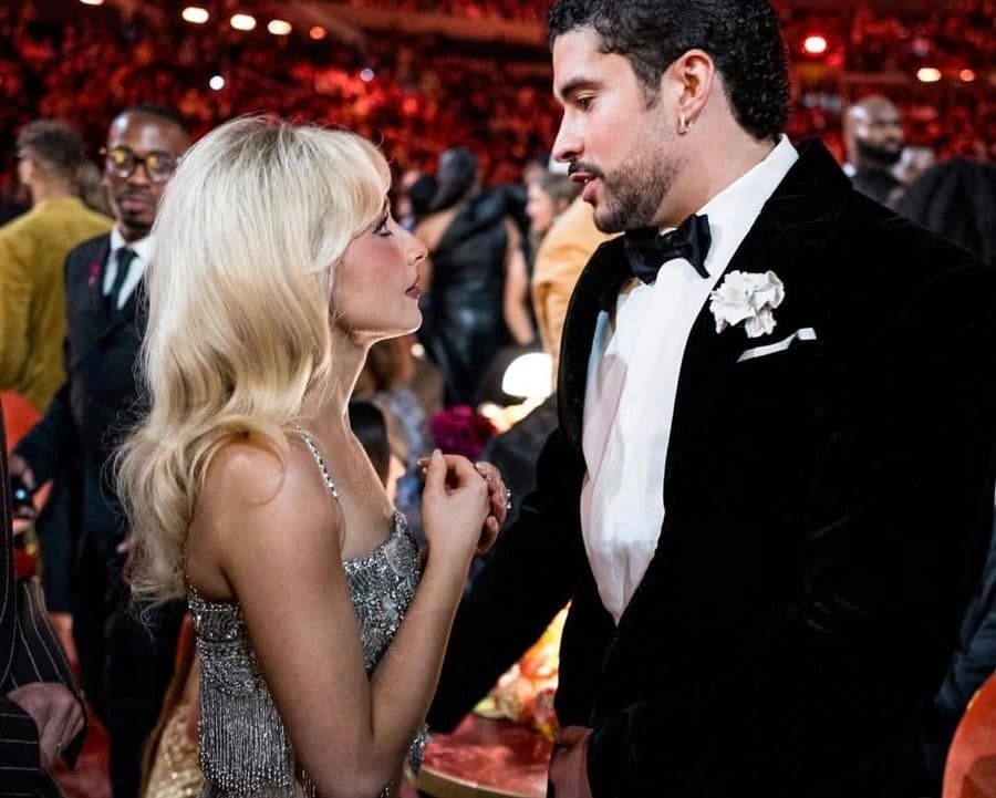 Sabrina Carpenter and Bad Bunny at the Grammys