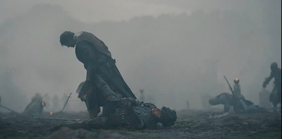 Ser Duncan dragging Aeron
