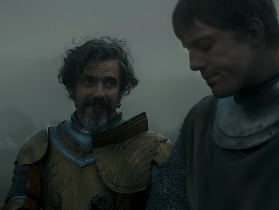 Ser Lyonel looking at Duncan the Tall - 'A Knight of the Seven Kingdoms'