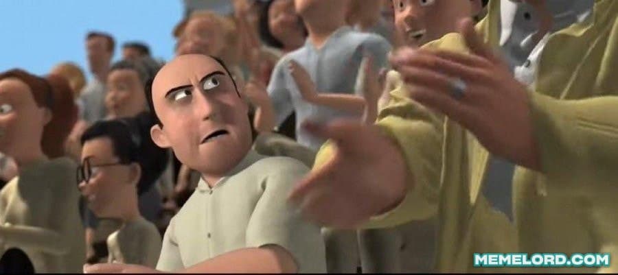Shocking Side Eye/ Incredibles Guy Looking meme template