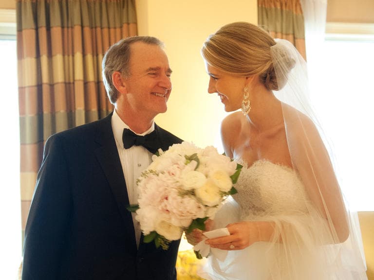 Smiling Father of the Bride