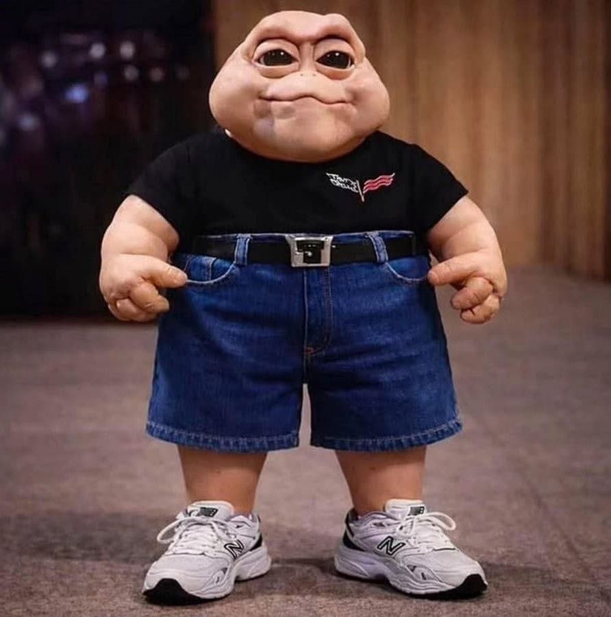The Baby Sinclair meme template