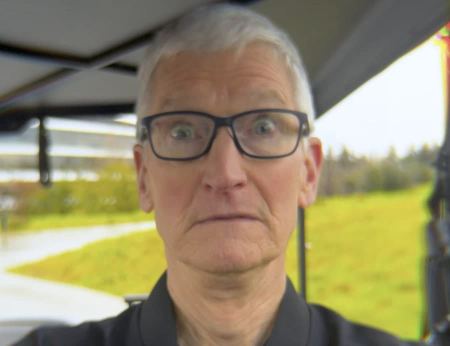Tim Cook Distorted face meme template