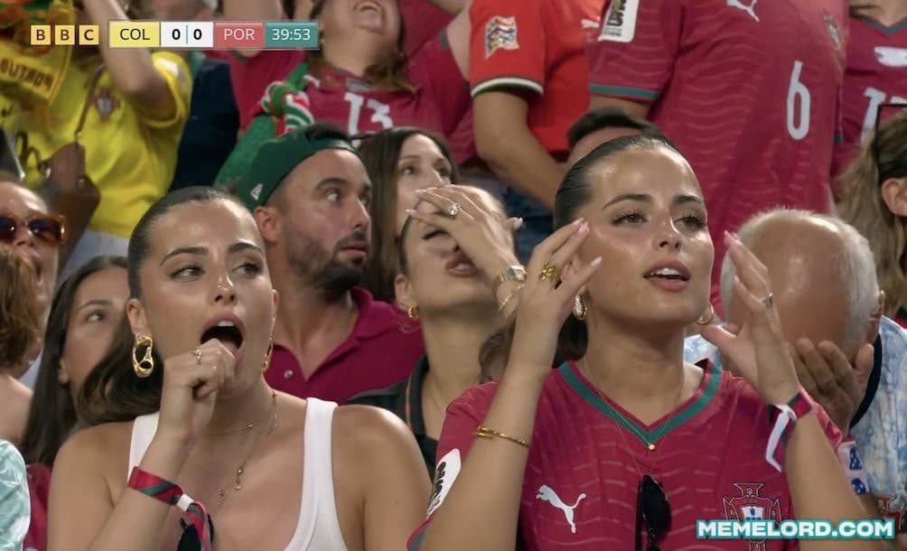 Two viral Portuguese women - FIFA World Cup meme template