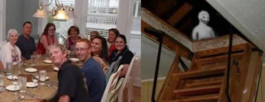 Wojak in attic / Family thanksgiving dinner
